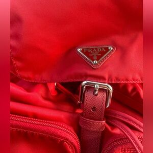 Rare Red Prada backpack